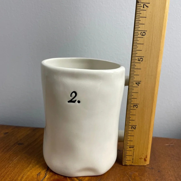 Rae Dunn Number 2. Coffee Tea Mug Artisan Collection by Magenta EUC - Picture 7 of 8